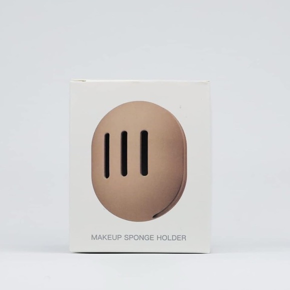 Beauty Blender Sponge Holder Beige Silicone - Picture 1 of 10